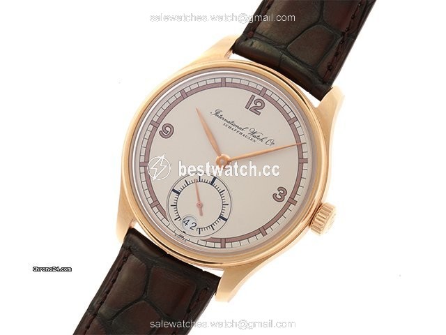 IMG_9085 IWC Portuguese Hand-Wound Mens watch Unisex Manual winding Red gold IW510206 Replica 2