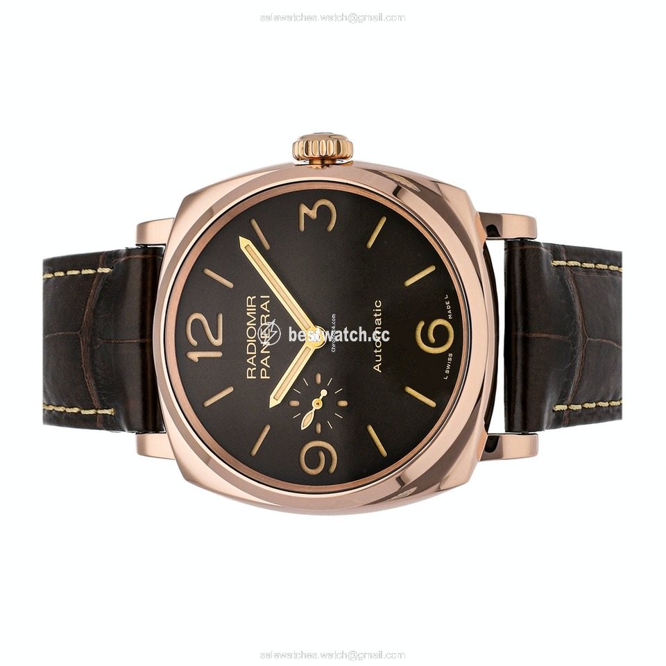 IMG_9085 Panerai Radiomir 1940 3 Days Automatic Mens watch Unisex Automatic Rose gold PAM00573 Replica 2