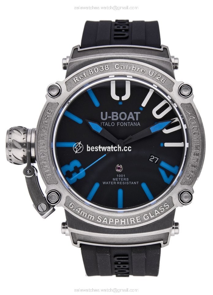 U-Boat Classico Mens watch Unisex Automatic Titanium UB8038 Replica 2