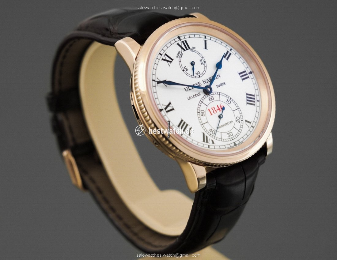 IMG_9085 Ulysse Nardin Mens watch Unisex Automatic Rose gold 266-22 Replica 2