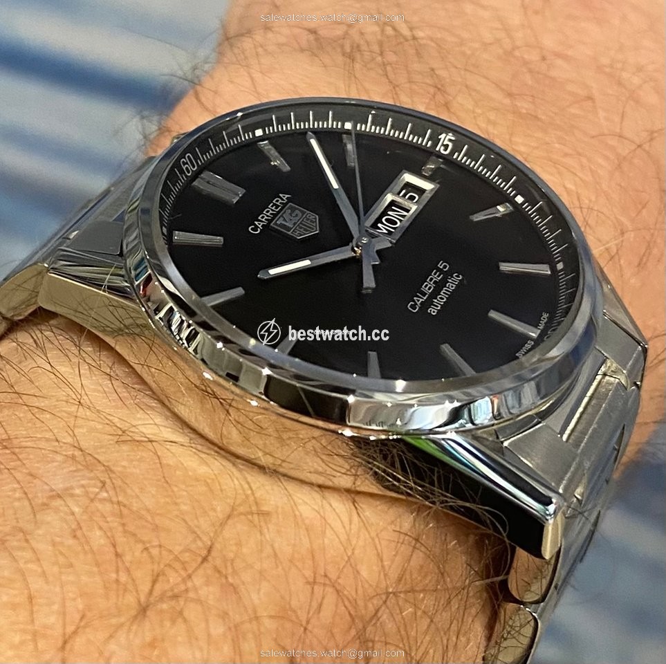 IMG_9085 TAG Heuer Carrera Calibre 5 Mens watch Unisex Automatic Steel WAR201A.BA0723 Replica 2
