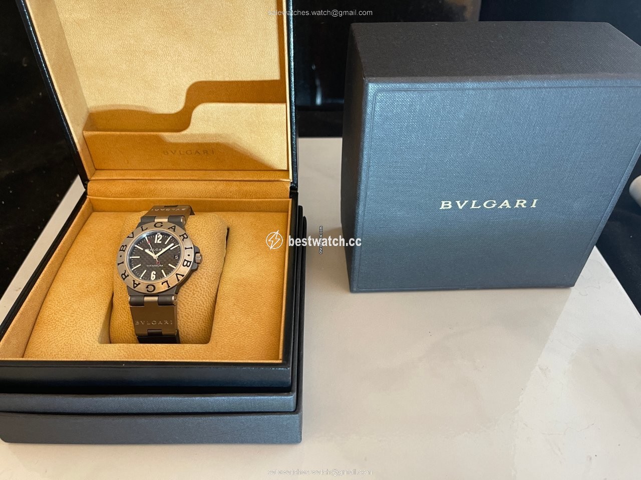 Bulgari Diagono Mens watch Unisex Automatic Titanium TI 38 TA Replica 2