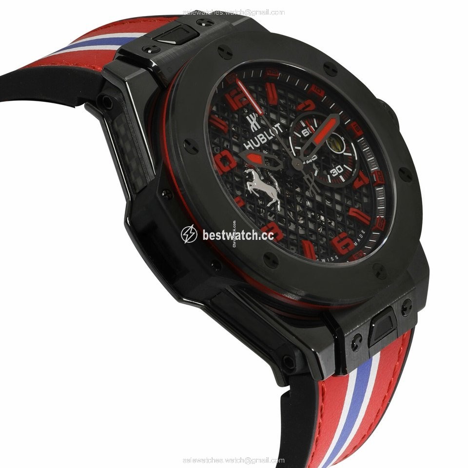 IMG_9085 Hublot Big Bang Ferrari Mens watch Unisex Automatic Ceramic 401.CX.1123.VR Replica 2