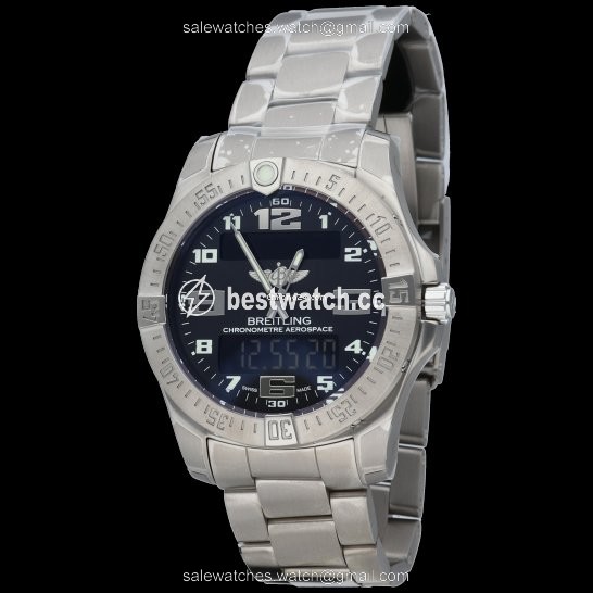 IMG_9085 Breitling Aerospace EVO Mens watch Unisex Quartz Titanium E79363101B1E1 Replica 2
