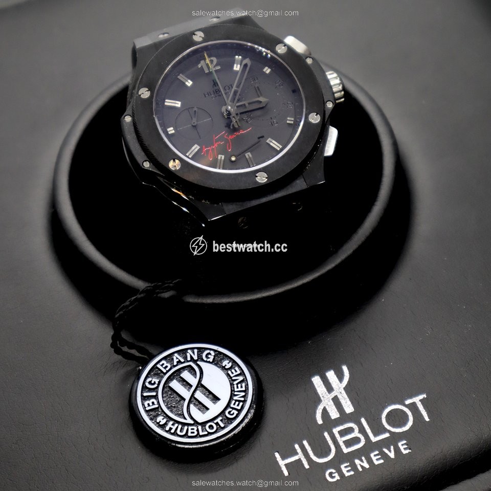 IMG_9085 Hublot Big Bang 44 mm Mens watch Unisex Automatic Titanium 309.CM.134.RX.AES07 Replica 2