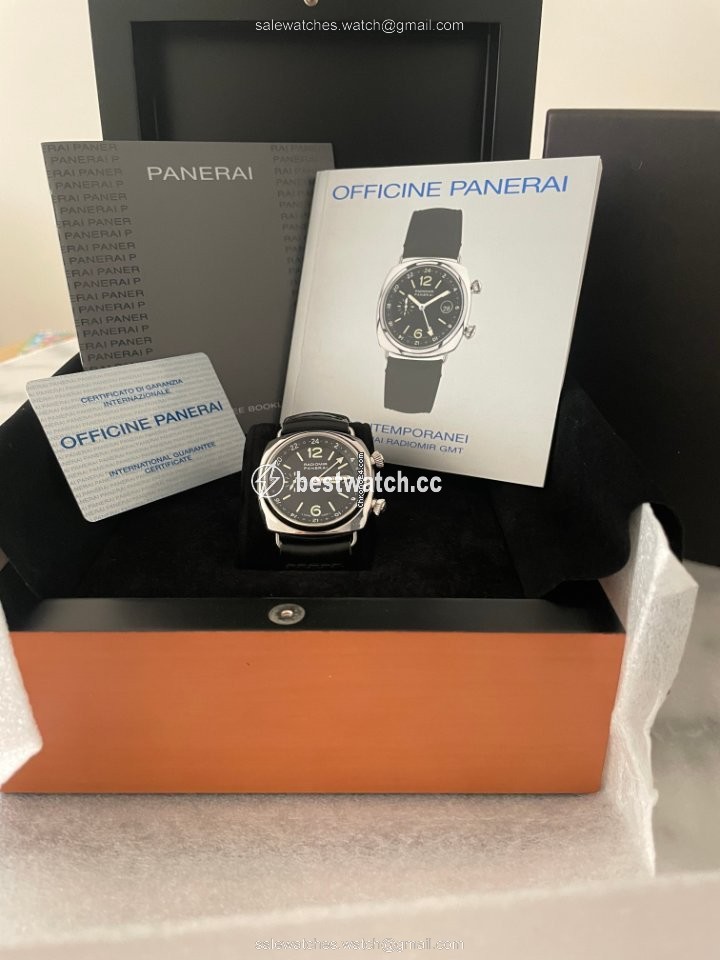 IMG_9085 Panerai Radiomir GMT Mens watch Unisex Automatic Steel PAM 00184 Replica 2