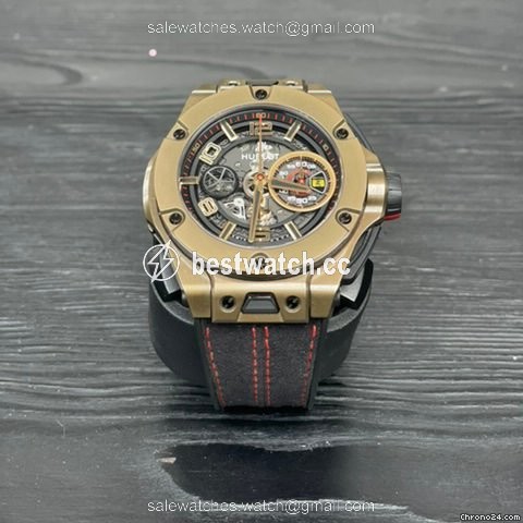 IMG_9085 Hublot Big Bang Ferrari Mens watch Unisex Automatic Yellow gold 402.MX.0138.WR Replica 2