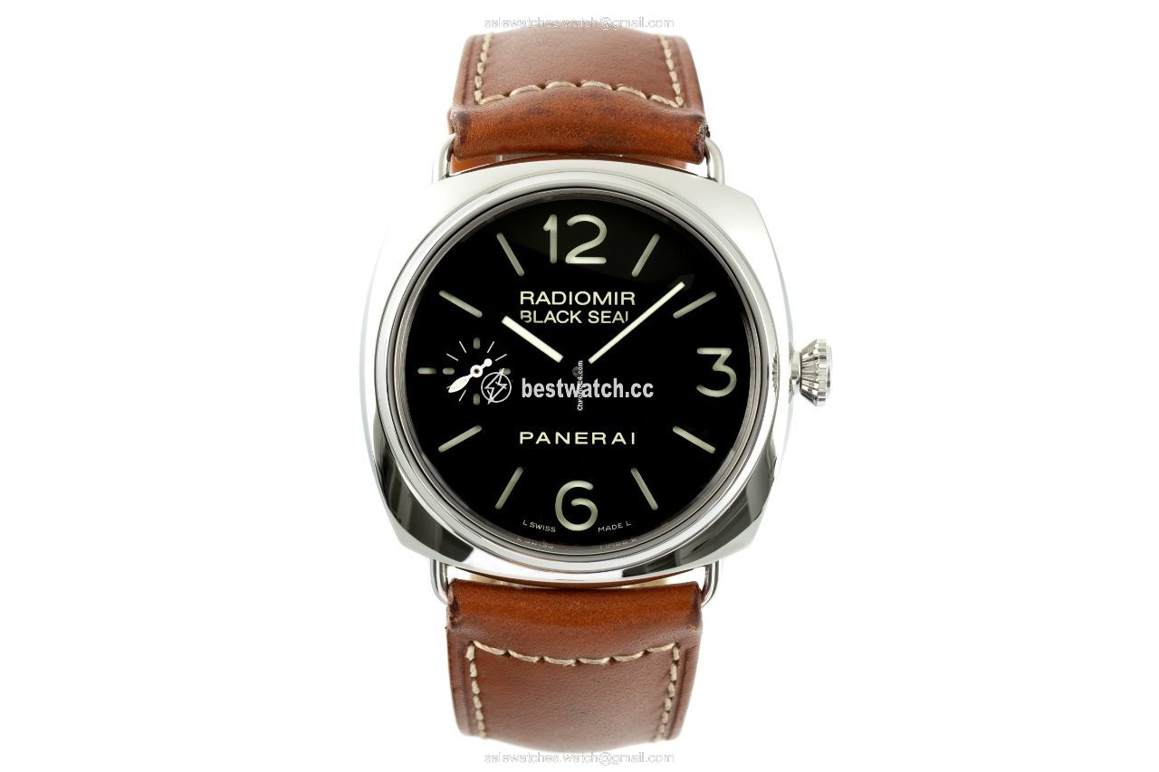 Panerai Radiomir Black Seal Mens watch Unisex Manual winding Steel PAM00183 Replica 2