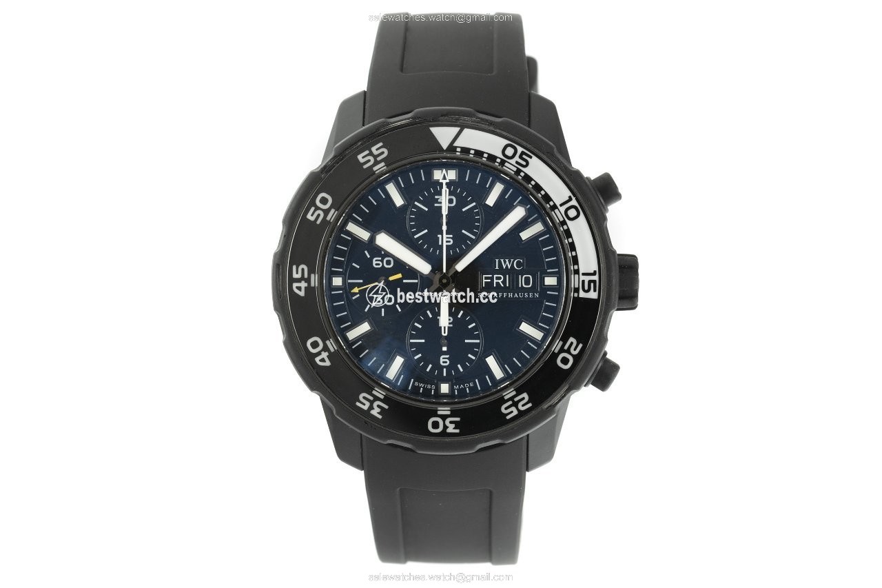 IMG_9085 IWC Aquatimer Chronograph Mens watch Unisex Automatic Steel 3767 Replica 2