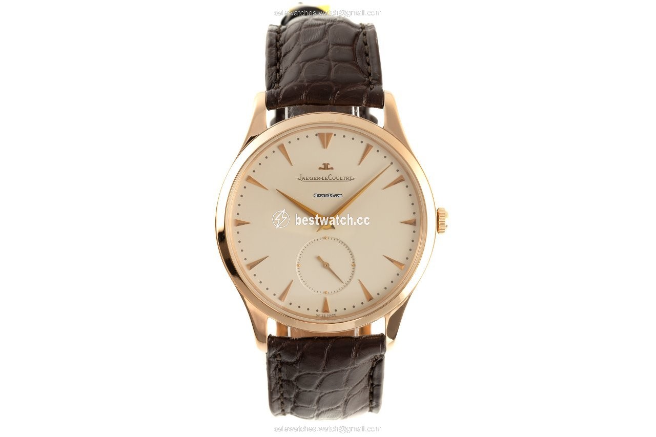 IMG_9085 Jaeger-LeCoultre Master Ultra Thin Mens watch Unisex Automatic Yellow gold 174.2.90.S Replica 2