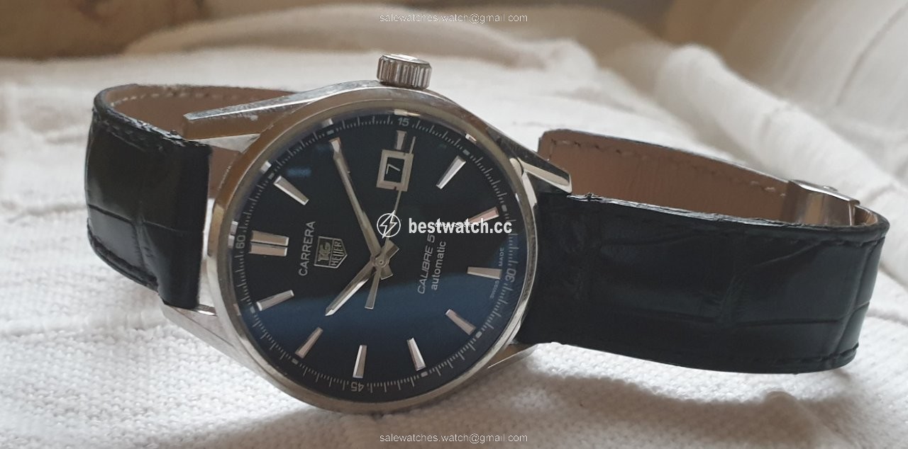 IMG_9085 TAG Heuer Carrera Calibre 5 Mens watch Unisex Automatic Steel WAR211A.BA0782 Replica 2