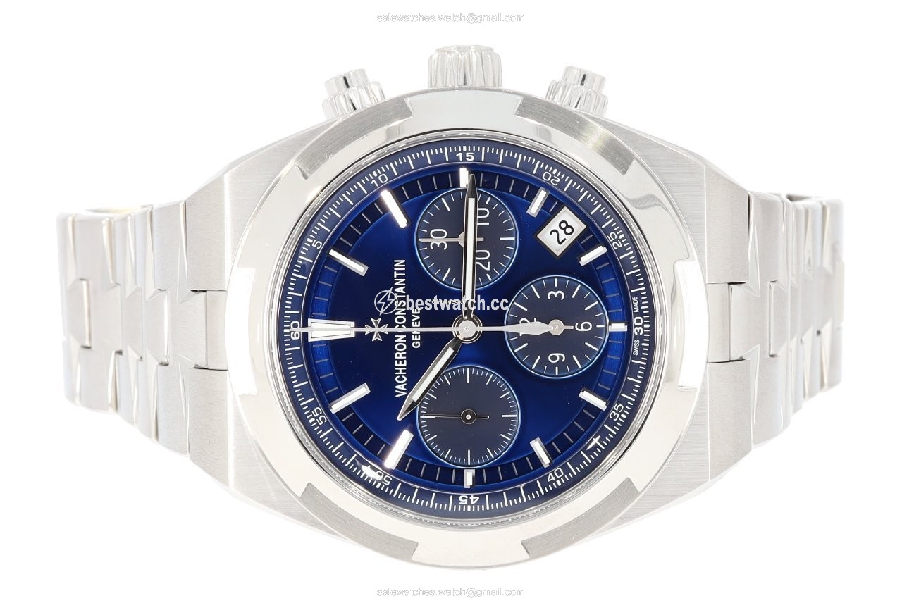 Vacheron Constantin Overseas Chronograph Mens watch Unisex Automatic Steel 5500V 110A-B148 Replica 2