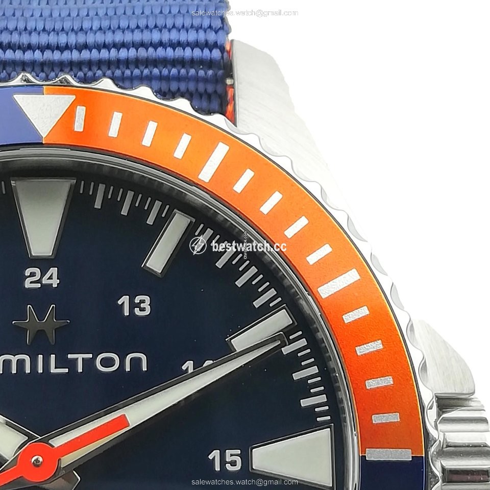 IMG_9085 Hamilton Khaki Navy Scuba Mens watch Unisex Automatic Steel H82365941 Replica 2