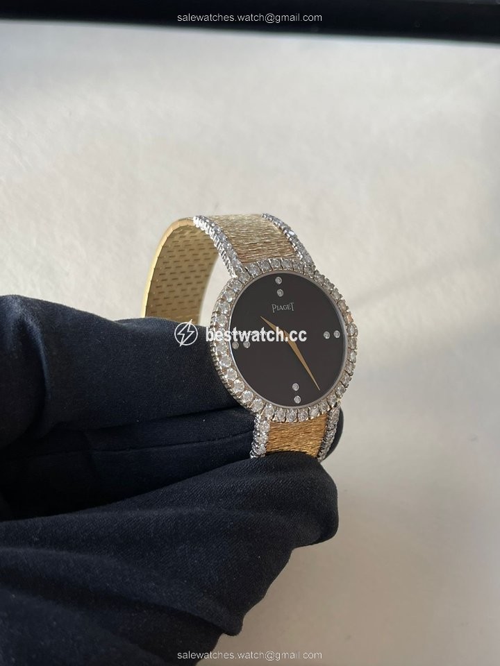 IMG_9085 Piaget Mens watch Unisex Manual winding Yellow gold 9637 Replica 2