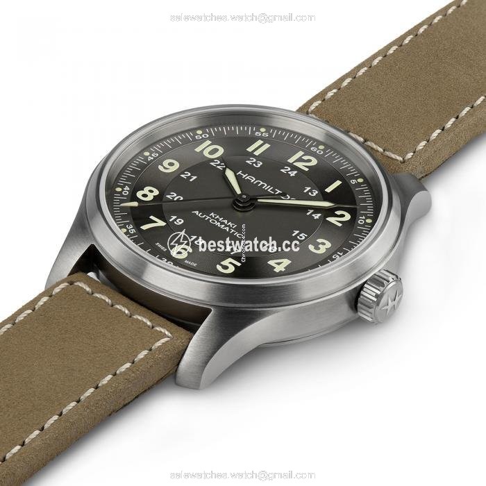 IMG_9085 Hamilton Khaki Field Titanium Mens watch Unisex Automatic Titanium H70545550 Replica 2