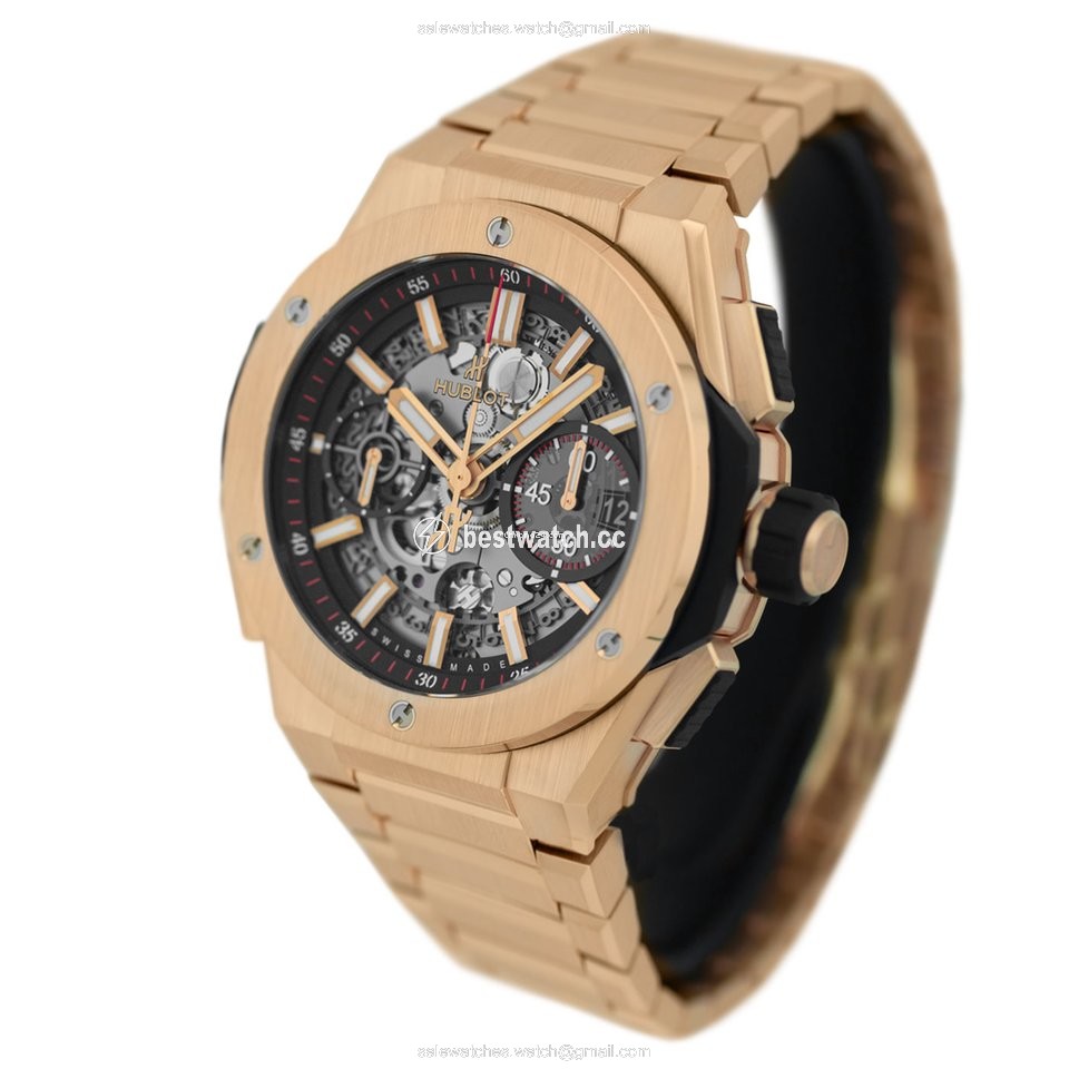 IMG_9085 Hublot Big Bang Mens watch Unisex Automatic Rose gold 451.OX.1180.OX Replica 2