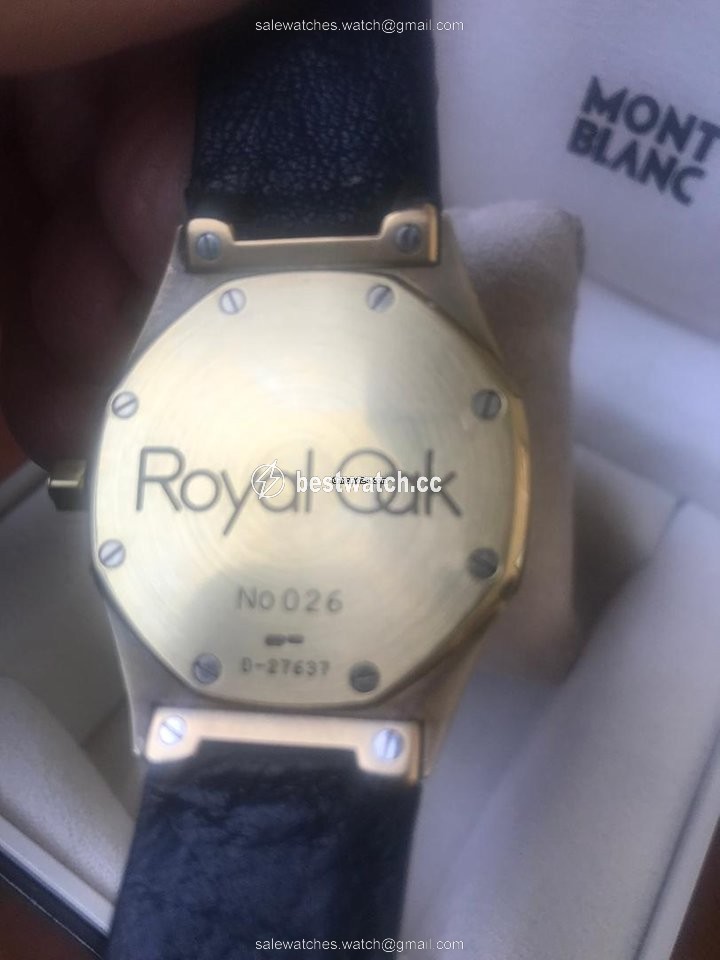 IMG_9085 Audemars Piguet Royal Oak Mens watch Unisex Automatic Yellow gold 0-27637 Replica 2