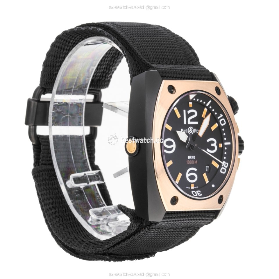 Bell & Ross BR 02 Mens watch Unisex Automatic Steel BR02-20 Replica 2