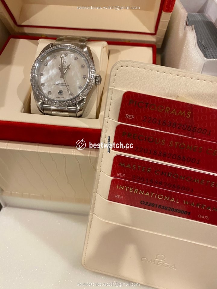 Omega Seamaster Aqua Terra Womens watch Automatic Steel 220.15.38.20.55.001 Replica 2