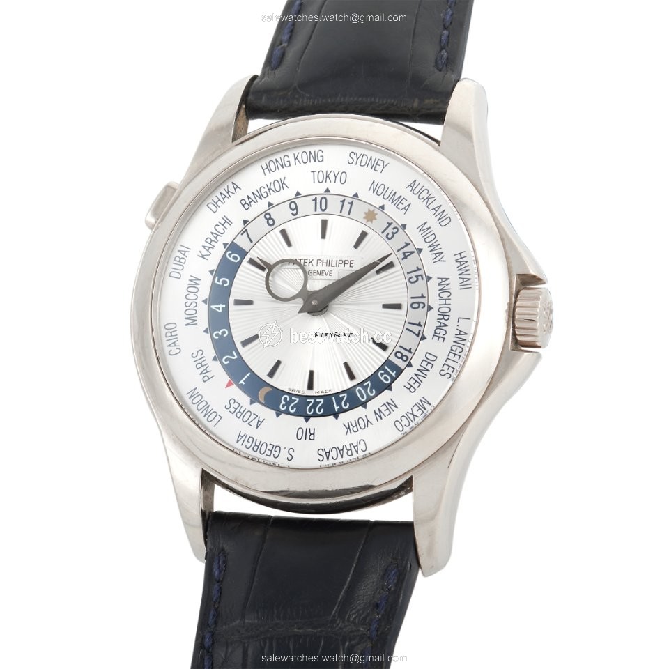 IMG_9085 Patek Philippe World Time Mens watch Unisex Automatic White gold 5130G-001 Replica 2