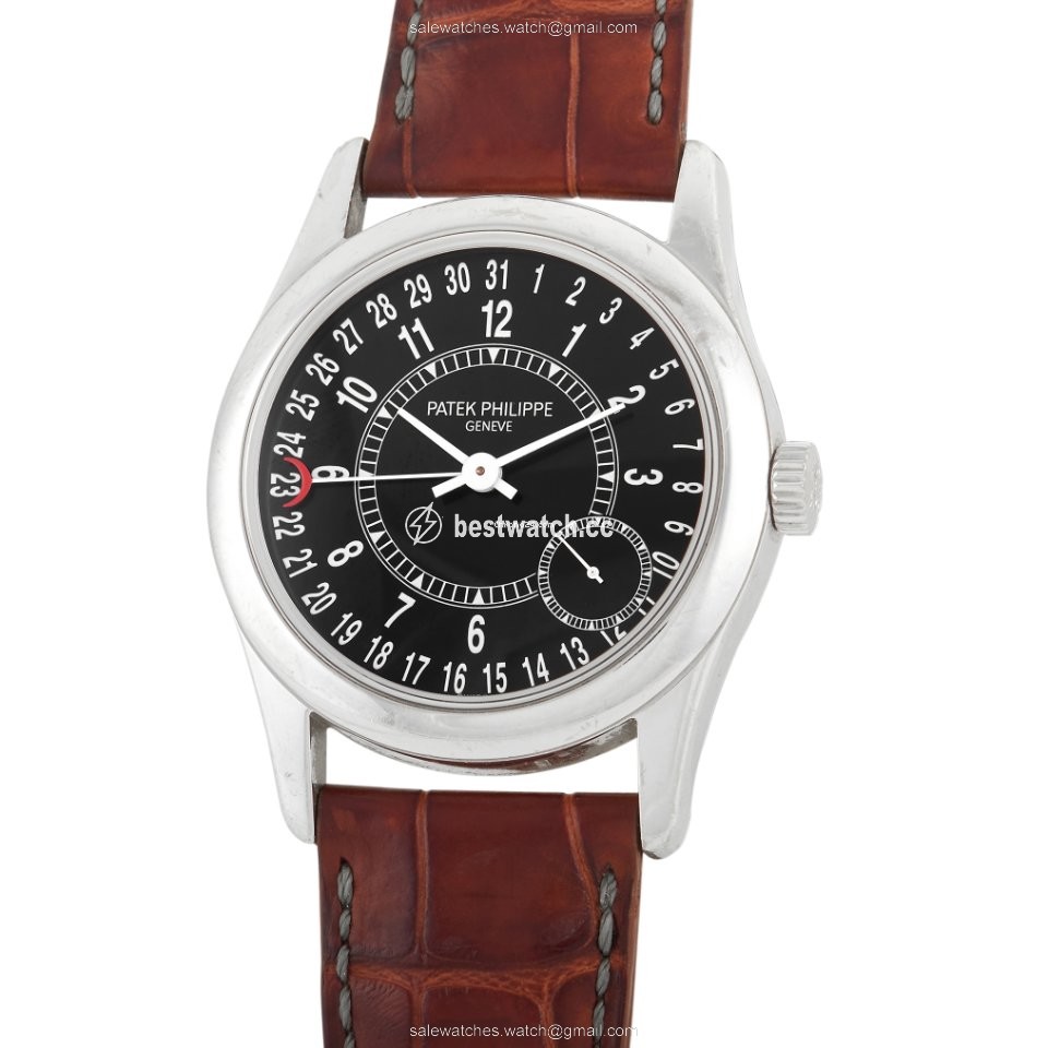 IMG_9085 Patek Philippe Calatrava Mens watch Unisex Automatic White gold 6000G Replica 2