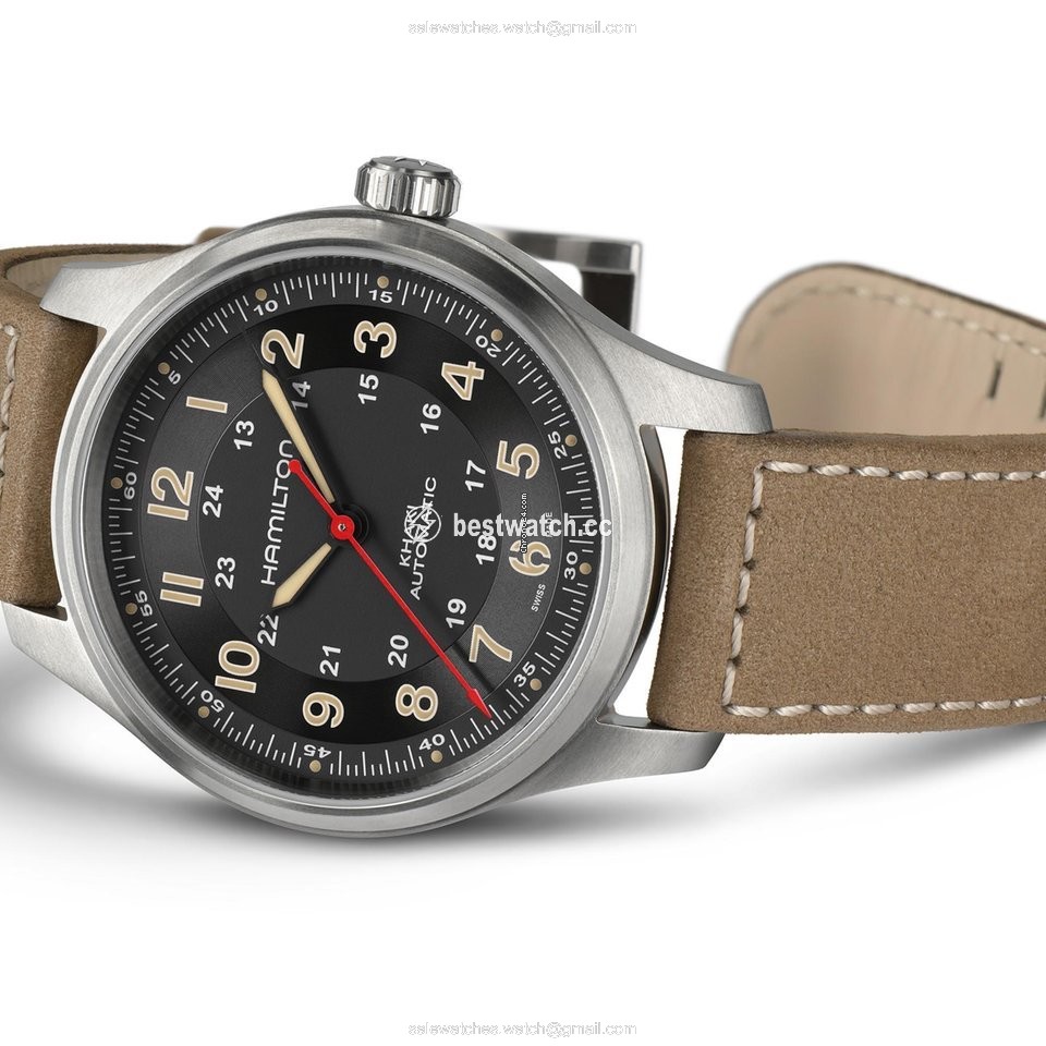 Hamilton Khaki Field Titanium Mens watch Unisex Automatic Titanium H70645533 Replica 2
