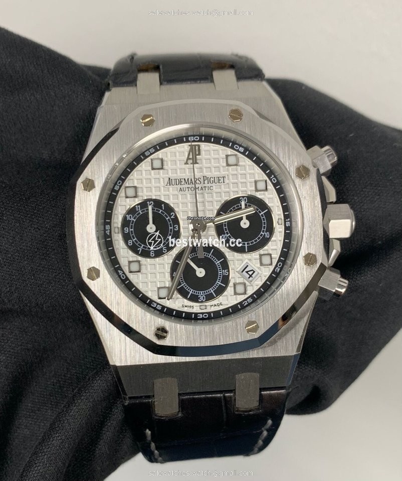 Audemars Piguet Royal Oak Chronograph Mens watch Unisex Automatic Platinum 26035PT.00.D002CR.01 Replica 2