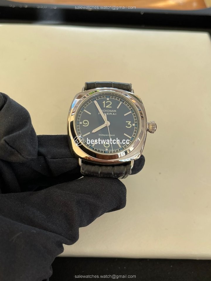 IMG_9085 Panerai Special Editions Mens watch Unisex Manual winding White gold pam00080 Replica 2
