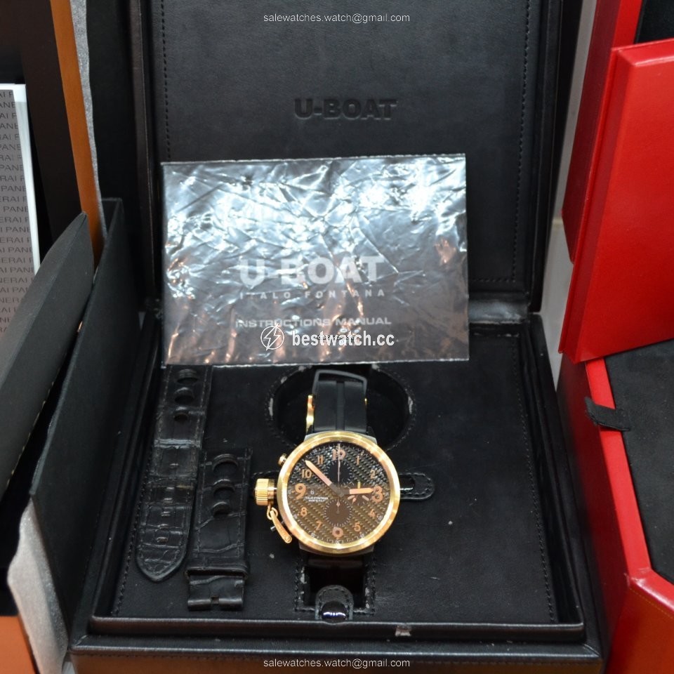 IMG_9085 U-Boat Flightdeck Mens watch Unisex Automatic Steel 1838 Replica 2