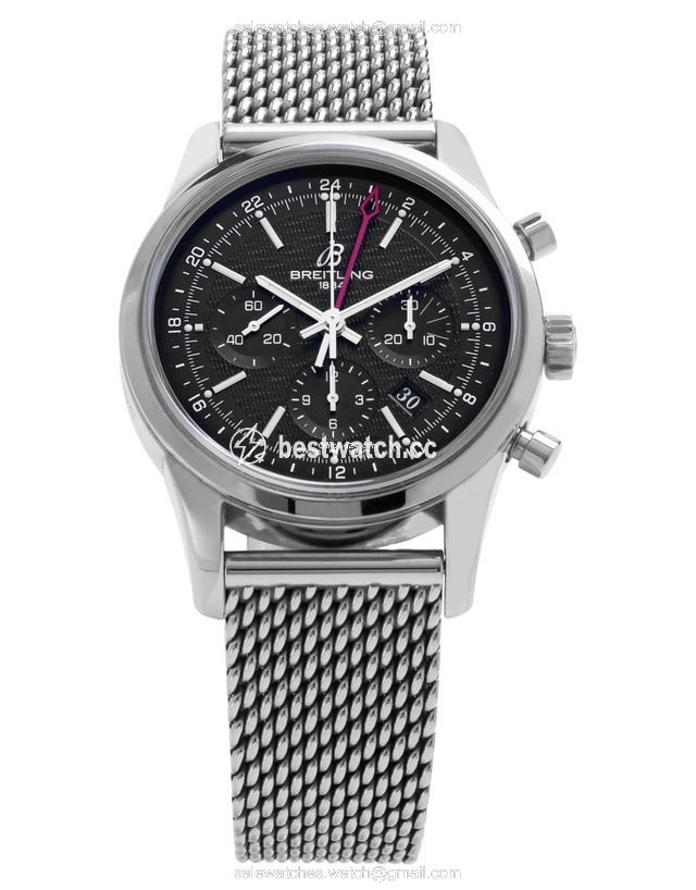 IMG_9085 Breitling Transocean Chronograph GMT Mens watch Unisex Automatic Steel AB045112.BC67.154A Replica 2