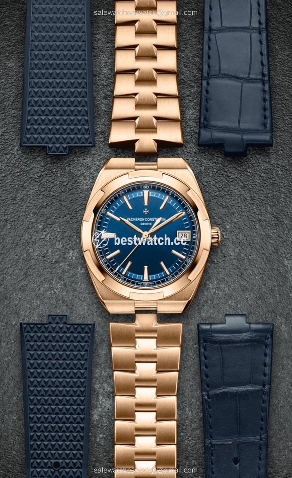 Vacheron Constantin Overseas Mens watch Unisex Automatic Rose gold 4500V 110R-B705 Replica 2