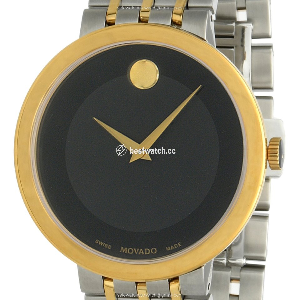 IMG_9085 Movado Esperanza Mens watch Unisex Quartz Gold Steel 0607058 Replica 2