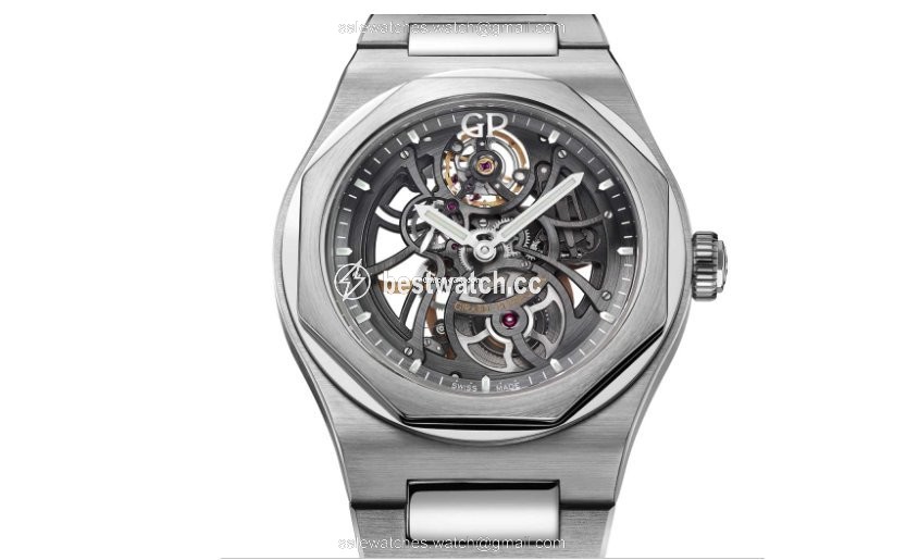 IMG_9085 Girard Perregaux Laureato Mens watch Unisex Automatic Steel 81015-11-001-11A Replica 2