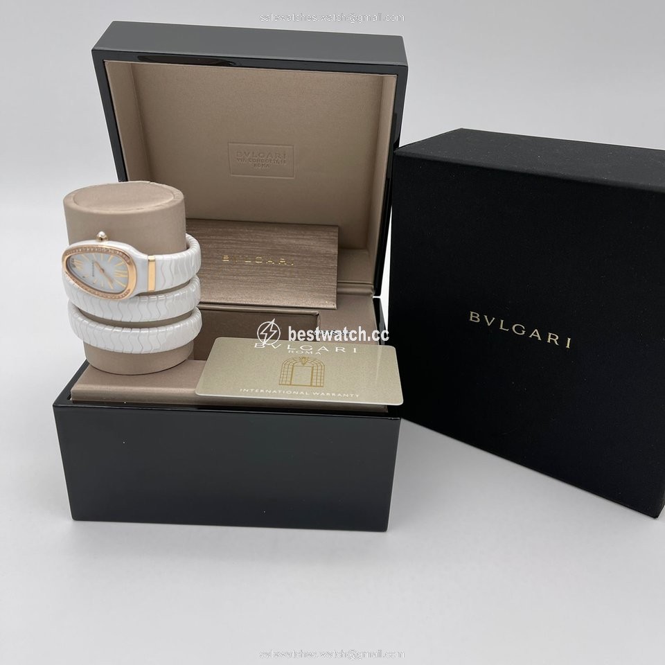 IMG_9085 Bulgari Serpenti Womens watch Quartz Ceramic 102886 Replica 2