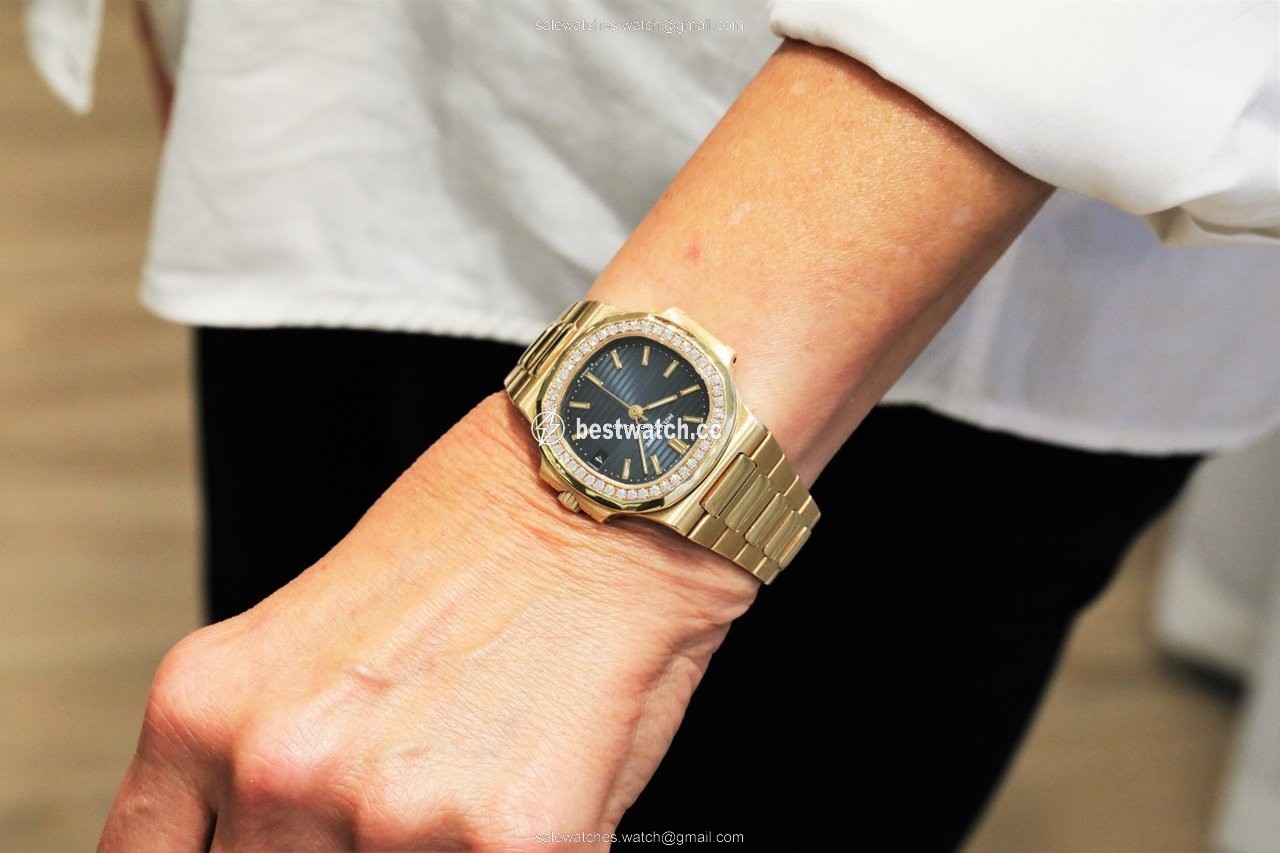 IMG_9085 Patek Philippe Nautilus Mens watch Unisex Automatic Yellow gold 3800 1J-001 Replica 2