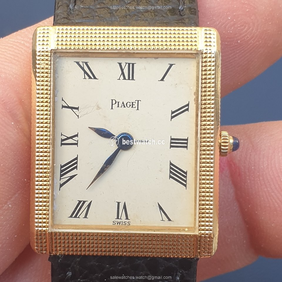 IMG_9085 Piaget Mens watch Unisex Manual winding Yellow gold 9151 Replica 2