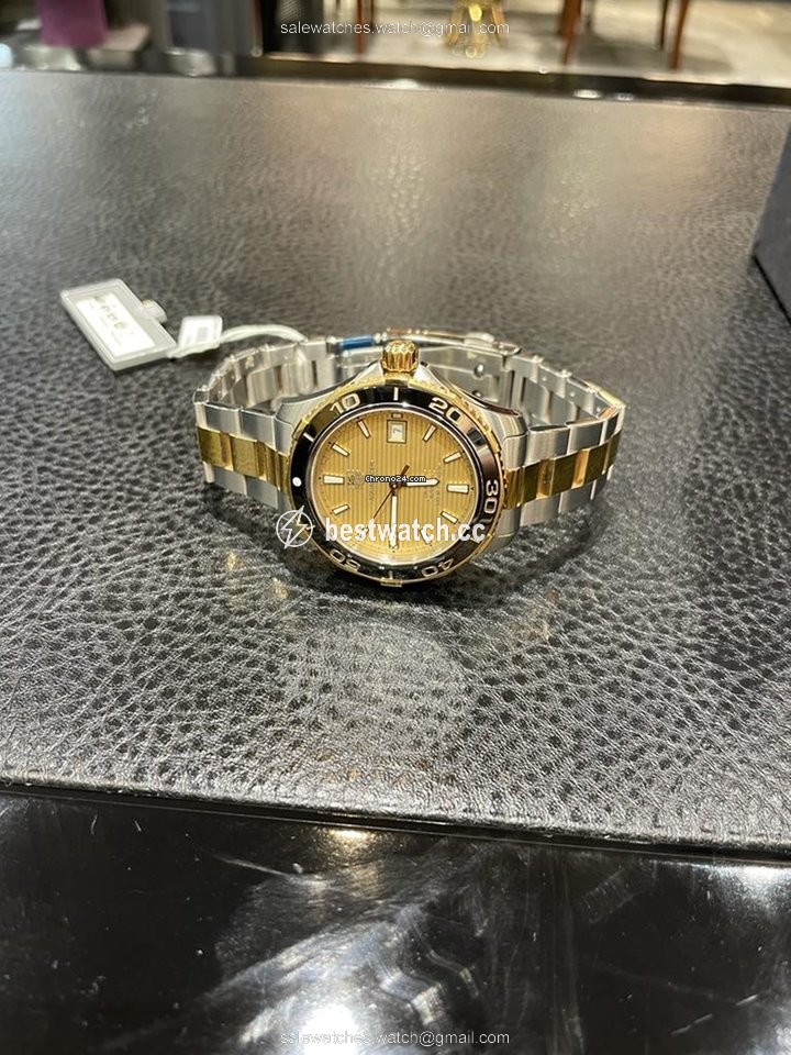 TAG Heuer Aquaracer 500M Mens watch Unisex Automatic Gold Steel WAK2121.BB0835 Replica 2