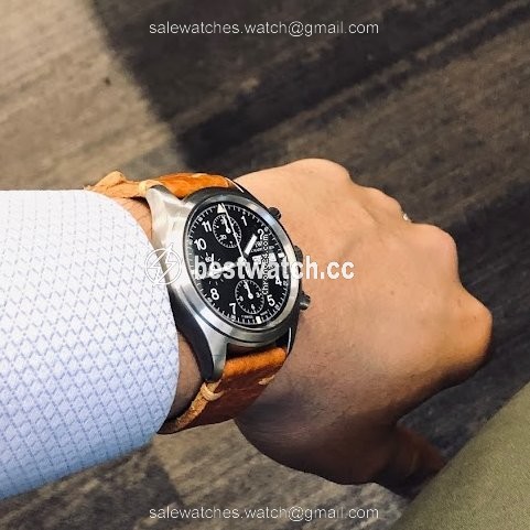 IMG_9085 IWC Pilot Chronograph Mens watch Unisex Automatic Steel IW3706 Replica 2