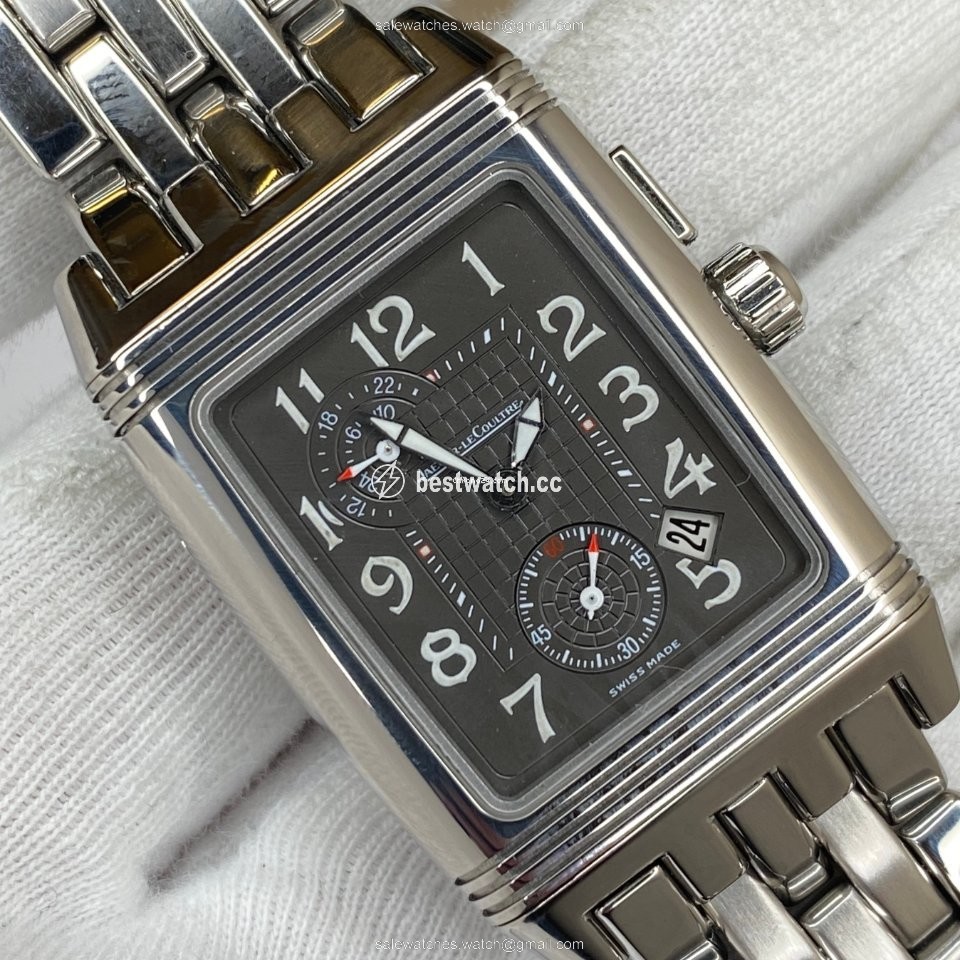 IMG_9085 Jaeger-LeCoultre Reverso Mens watch Unisex Manual winding Steel 295.8.51 Replica 2