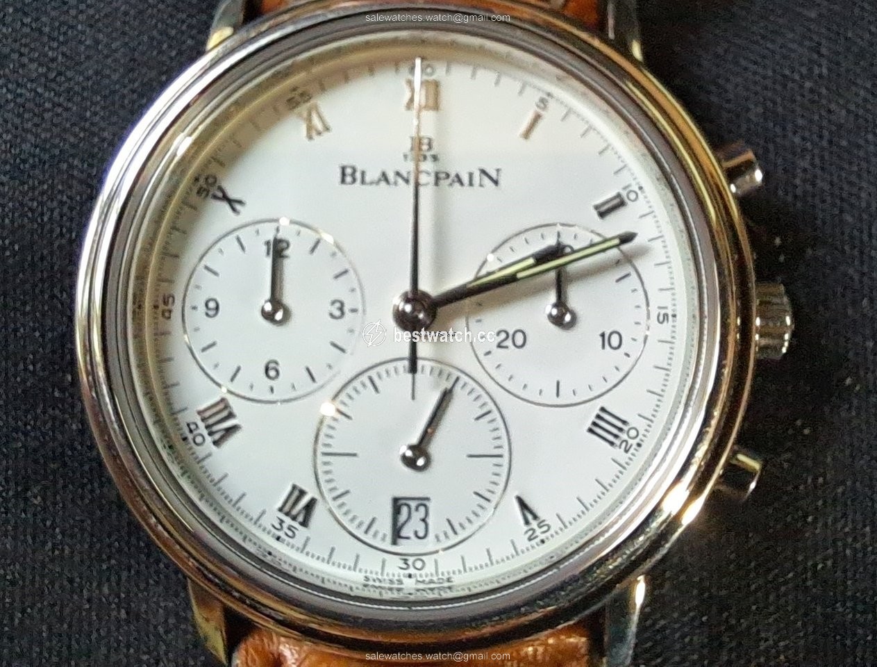 IMG_9085 Blancpain Villeret Mens watch Unisex Automatic Steel 1185 Replica 2