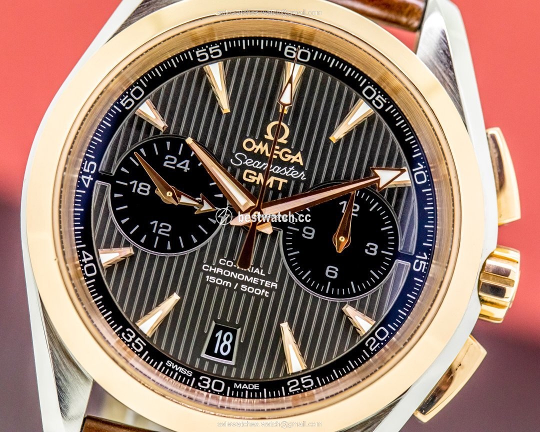 IMG_9085 Omega Seamaster Aqua Terra Mens watch Unisex Automatic Gold Steel 231.23.43.52.06.001 Replica 2