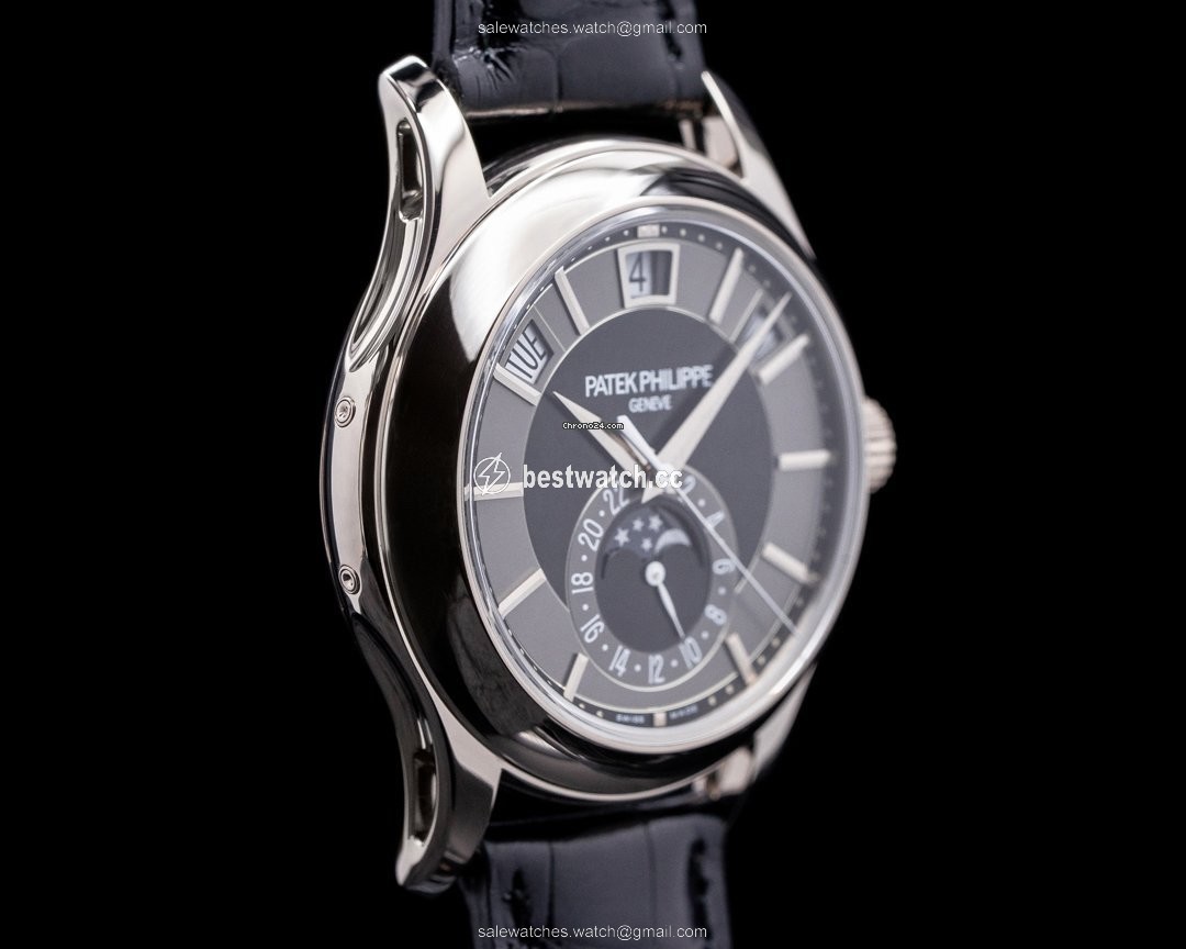 Patek Philippe Annual Calendar Mens watch Unisex Automatic White gold 5205G-010 Replica 2