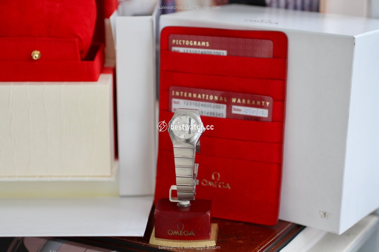 IMG_9085 Omega Constellation Quartz Womens watch Quartz Steel 123.10.24.60.02.001 Replica 2