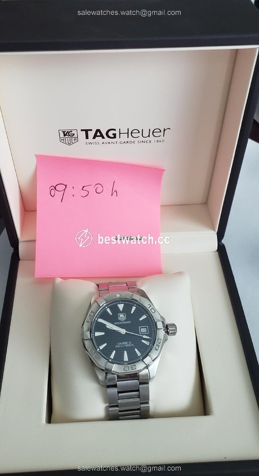 IMG_9085 TAG Heuer Aquaracer 300M Mens watch Unisex Automatic Steel WAY 2110 RMC8671 Replica 2