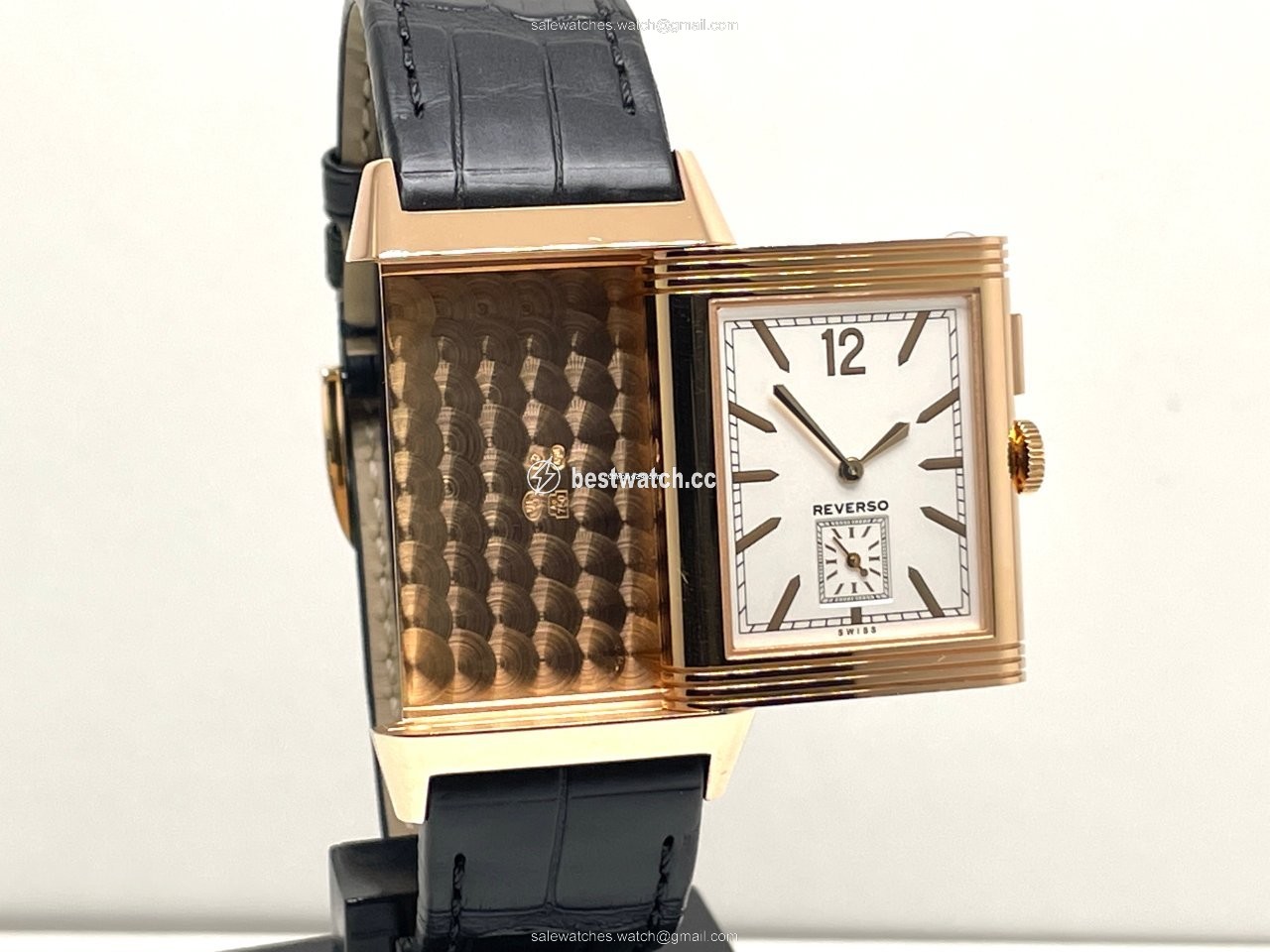 IMG_9085 Jaeger-LeCoultre Grande Reverso Ultra Thin Duoface Manual winding Rose gold Q3782520 Replica 2