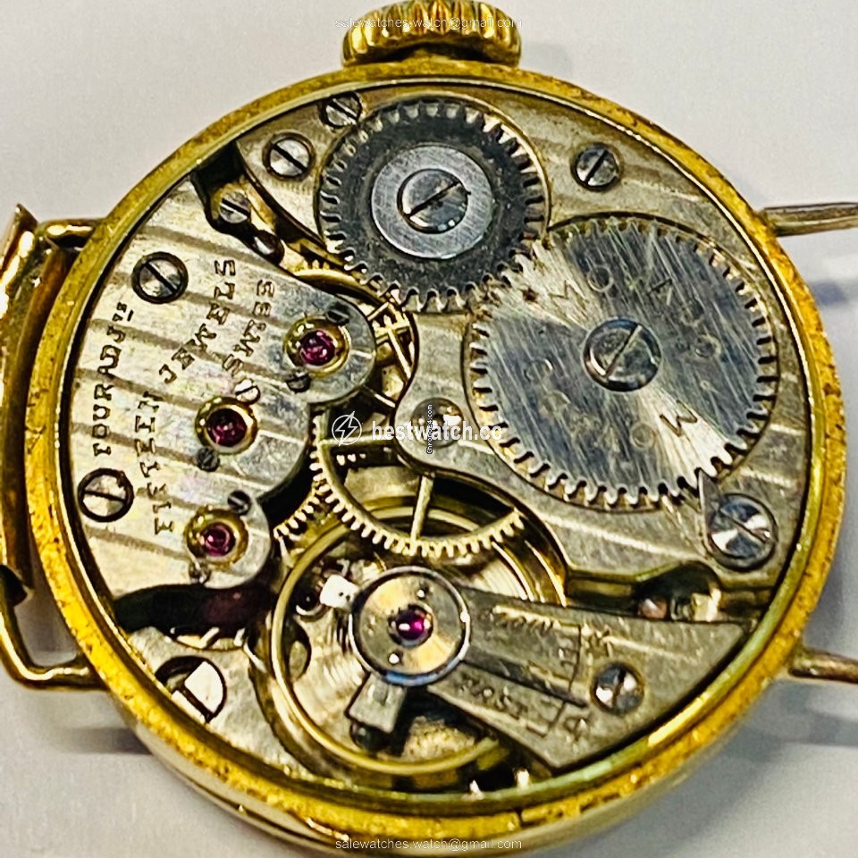 IMG_9085 Movado Womens watch Manual winding Yellow gold Movado Chronom??tre Replica 2
