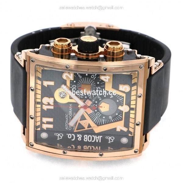 IMG_9085 Jacob & Co. Automatic Rose gold JC-V2Q3RGI Replica 2