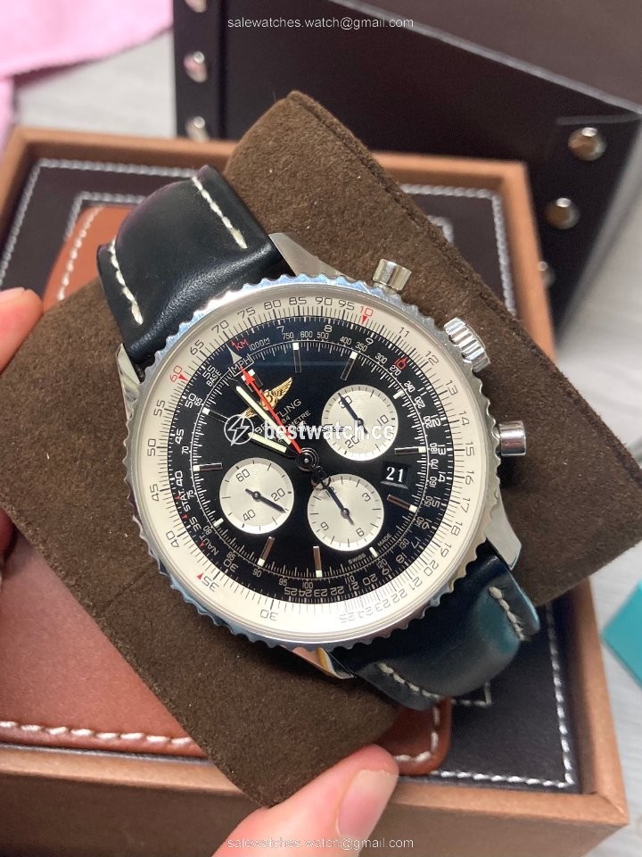 IMG_9085 Breitling Navitimer 01 (46 MM) Mens watch Unisex Automatic Steel AB012721 BD09 Replica 2