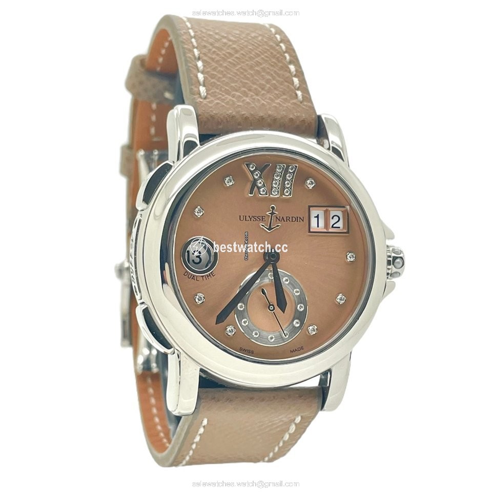IMG_9085 Ulysse Nardin Dual Time Womens watch Automatic Steel 243-22 30-09 Replica 2