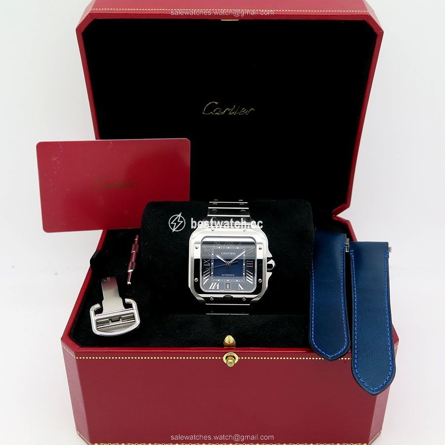 Cartier Santos Mens watch Unisex Automatic Steel WSSA0013 Replica 2